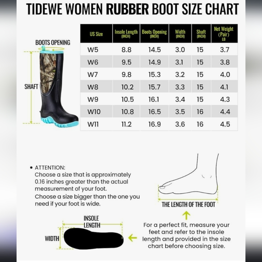TideWe Hunting Boots Brand New - Picture 17 of 17